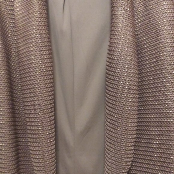 Metallic Shawl Collar Blazer - Picture 2 of 7